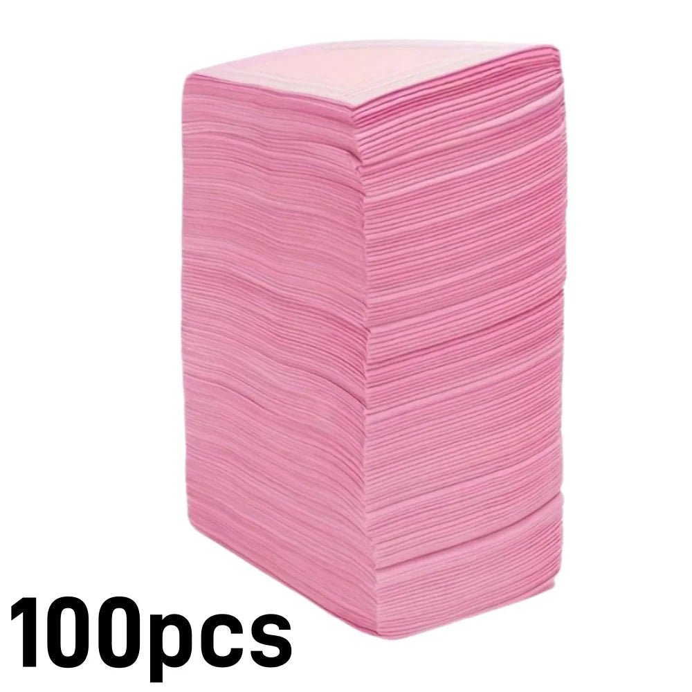 serviettes jetables violet blanc rose rayures horizontales modernes 100 pièces coussin repos main emballage