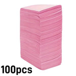 serviettes jetables violet blanc rose rayures horizontales modernes 100 pièces coussin repos main emballage