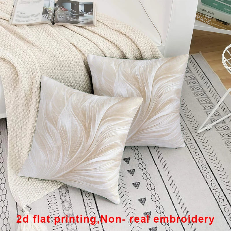 coussins décoratifs rayures modernes polyester peachskin 40x40cm 45x45cm 50x50cm 60x60cm