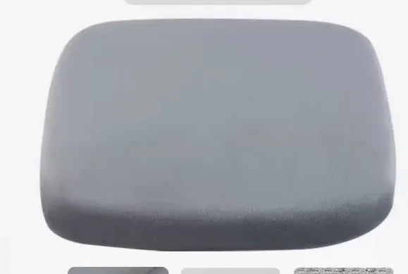 coussin siège mousse coton polyester doux moderne gris bleu marine fixations pack