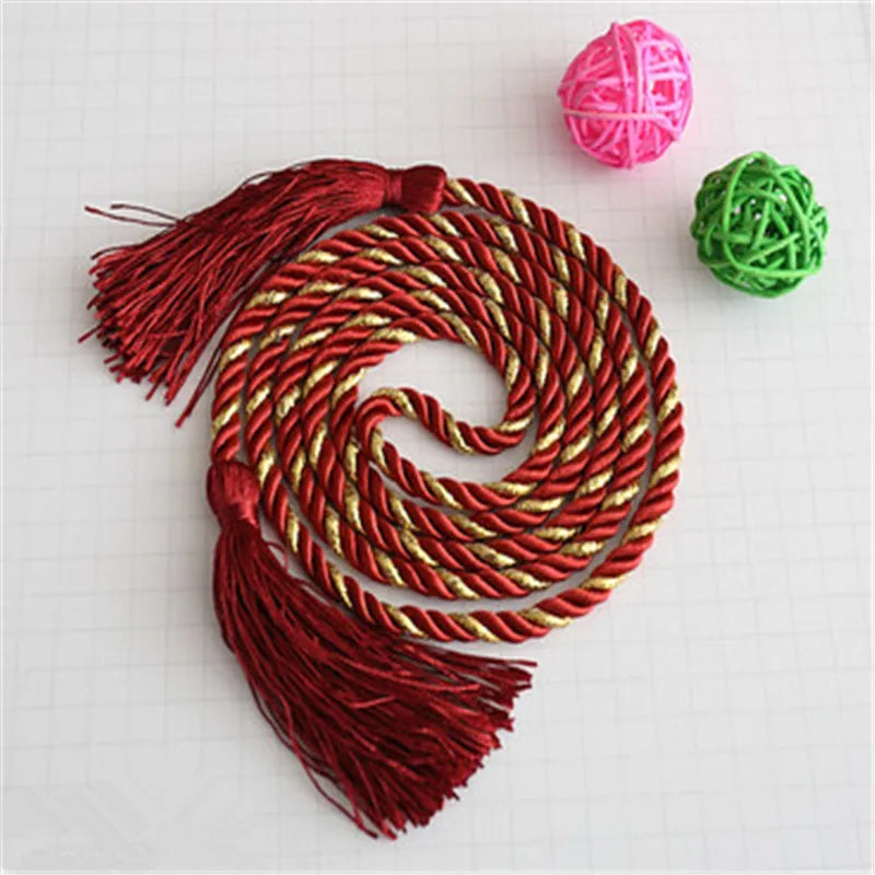 rideaux accessoires cordon pompons fibre naturelle animaux motifs fleurs pastorale