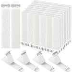 rubans adhésifs suspendre cadres blancs texture microfibre moderne sans clous facile 48 pièces