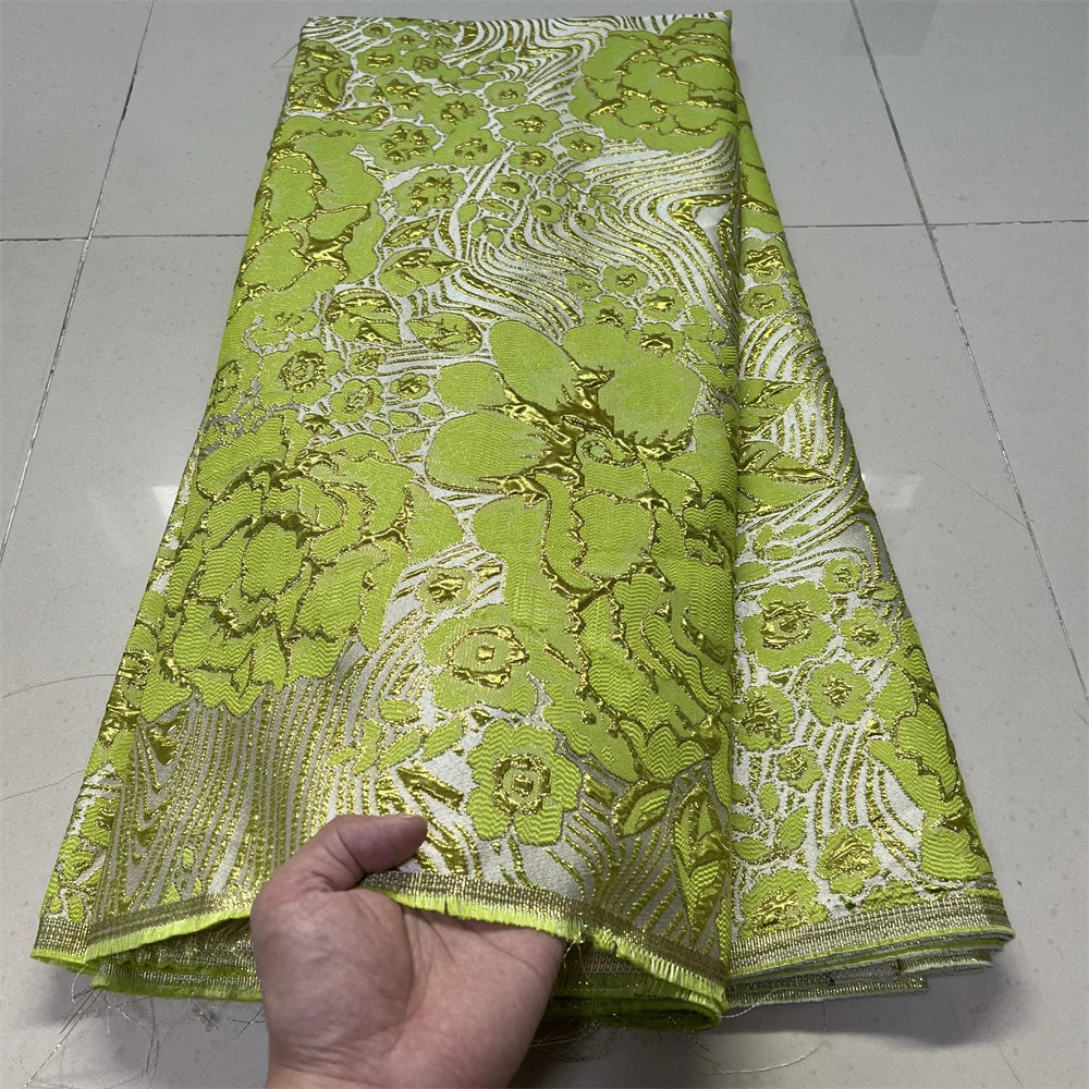 tissu brodé floral orange or bleu marine violet vert résistant occasion cérémonie mariage tulle