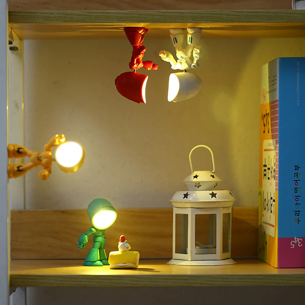 lampe led dinosaure adhésive veilleuse animée chambre salon moderne couleur variée led réglable