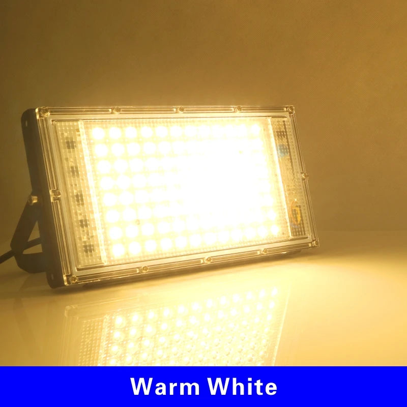 projecteur led extérieur ip65 moderne noir blanc câbles couleur transparent aluminium
