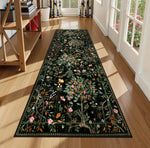 tapis décoratif floral antidérapant moderne salon couloir chambre extérieur sol doux polypropylène motifs végétaux