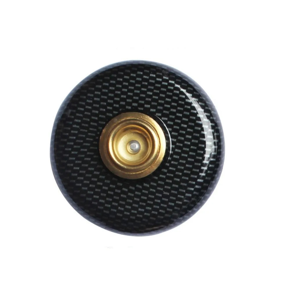 disques decoratifs insert metallique noir marron nuances carbone aspect bois vintage