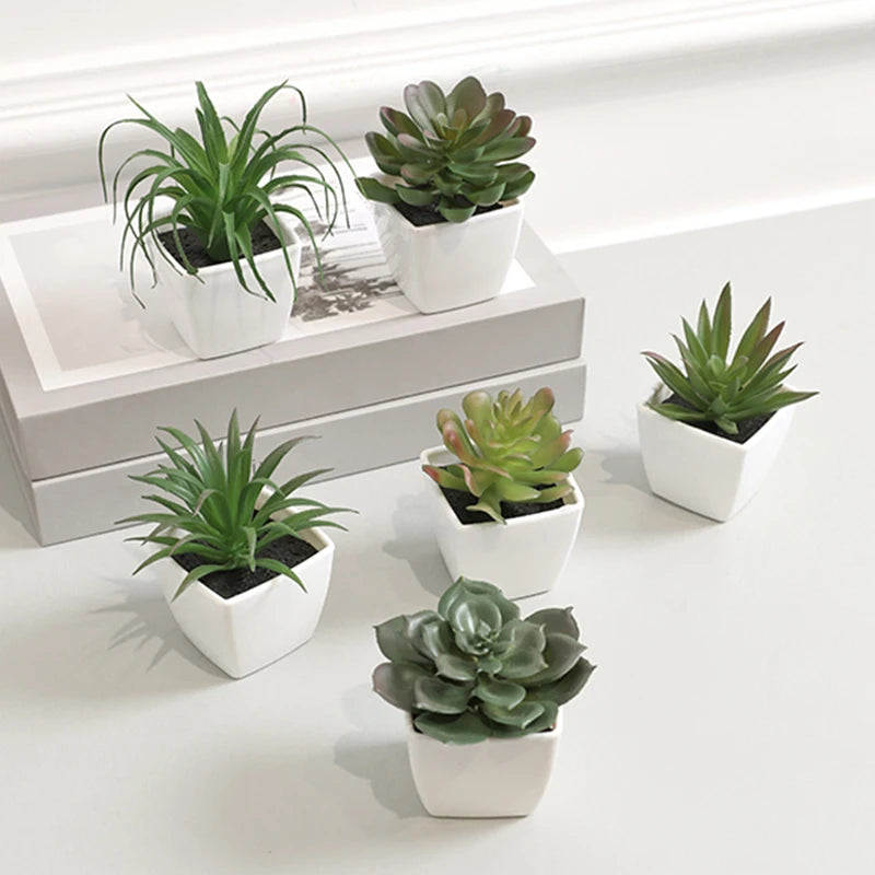 décoration maison plantes artificielles vert feuilles variées moderne minimaliste piècesintérieurextérieur