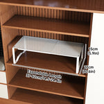 étagère chaussures extensible blanche perforée moderne pieds robustes rangement fer métal adjustable chambre