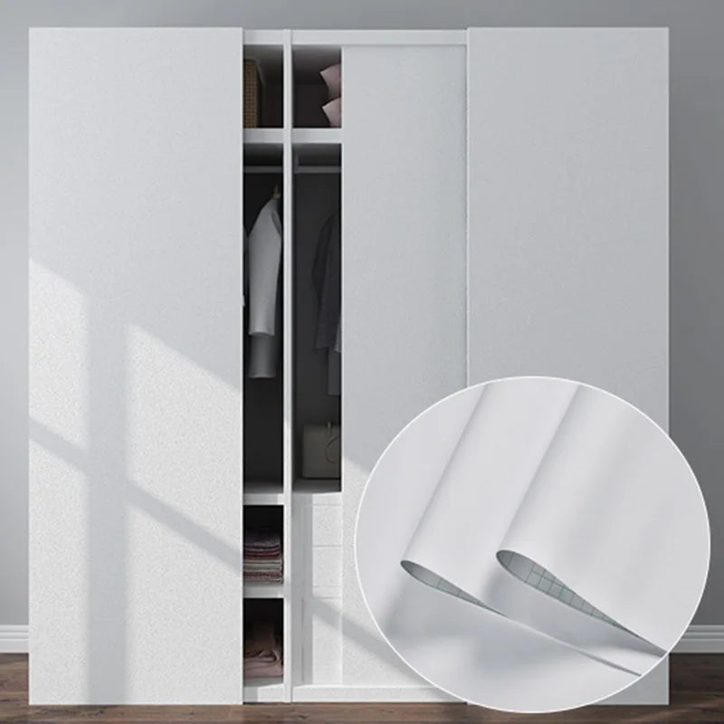 film adhésif mural protection meuble cuisine cuisine cuisine moderne blanc noir texture grainée pvc