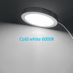lampe led 3w blanc argent moderne interrupteur câble usb 5v clips 240lm 120deg