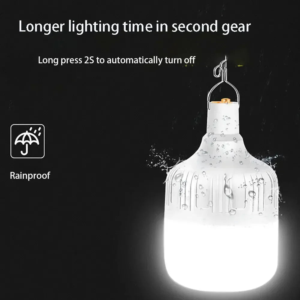 lumière led portable rechargeable camping vintage barbecue urgenceextérieur translucent abs verticalrainures