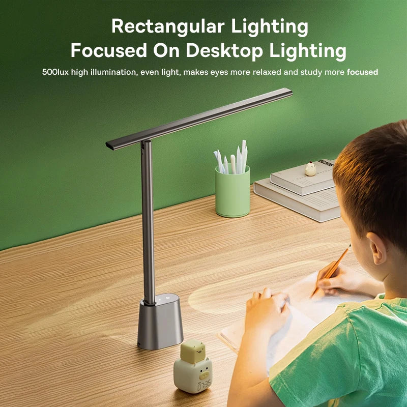 lampe pliable gris métallisé moderne ampoules led rechargeable interrupteur tactile finition froissée