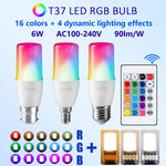 ampoule led rgb multicolore télécommande effet dynamique moderne lumiere variable 16 couleurs