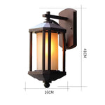 lampe murale noire classique transparente extérieur murale hydrofuge voltage 85265V