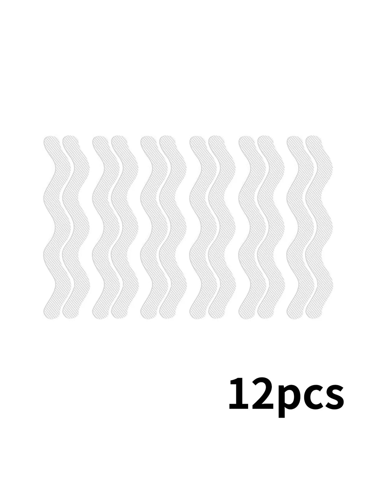 tapis anti dérapant baignoire adhésif ondulations texture granuleuse moderne blanc gris bleu