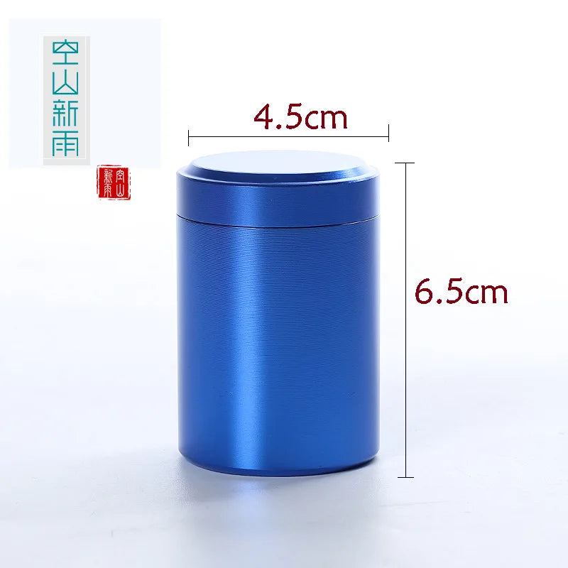 boîte thé or argent moderne minimaliste 70ml métallique brillante portablescrição