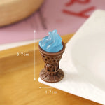 accessoires maison poupée miniature livre boule cristal sorcier bouteille papillon résine détaillé 612ans
