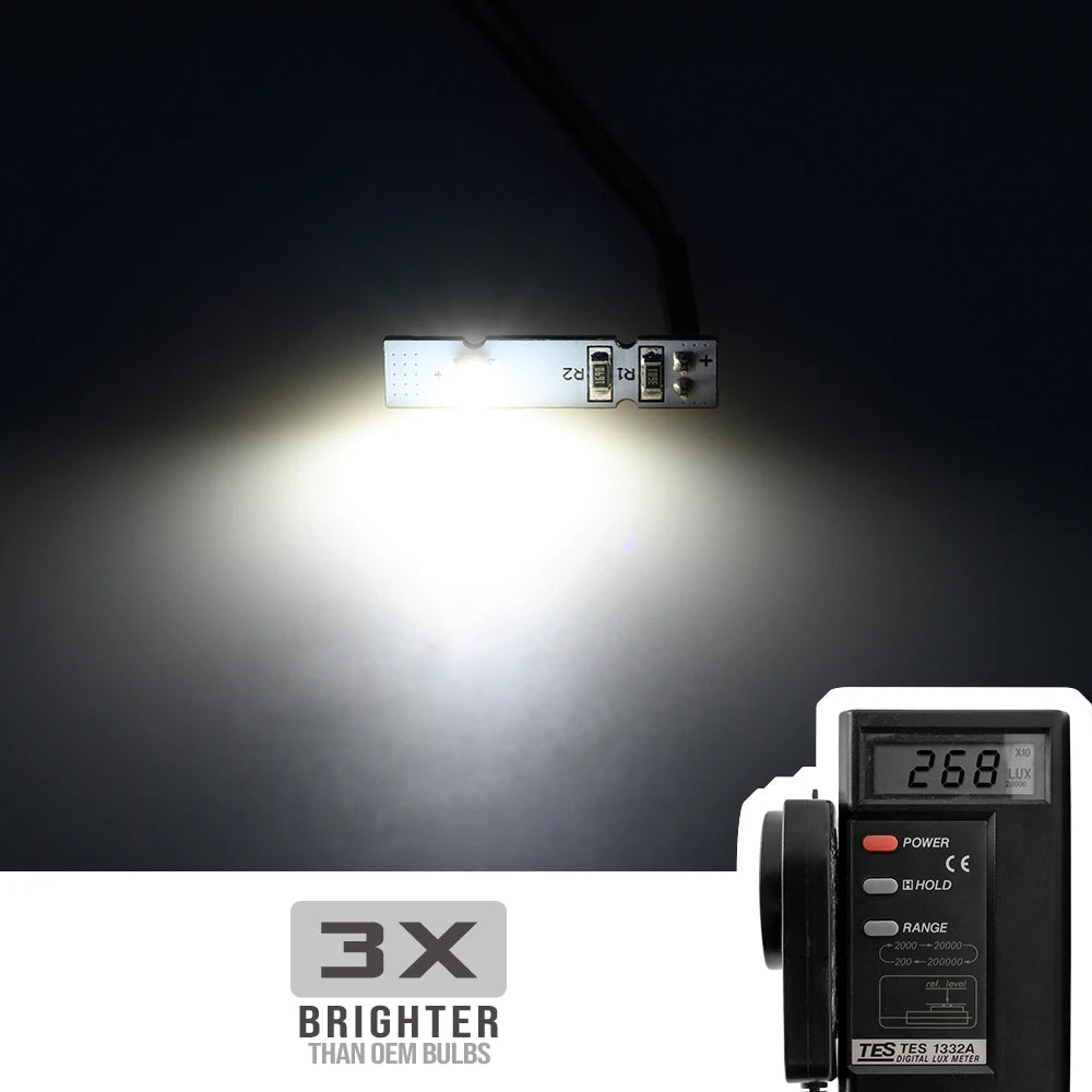 éclairage voiture kit adhésif led rouge blanc pratique utilitaire module outil dépose tournevis