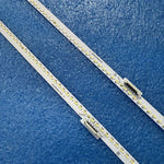 ruban led blanc ligne droite moderne clips connecteurs
