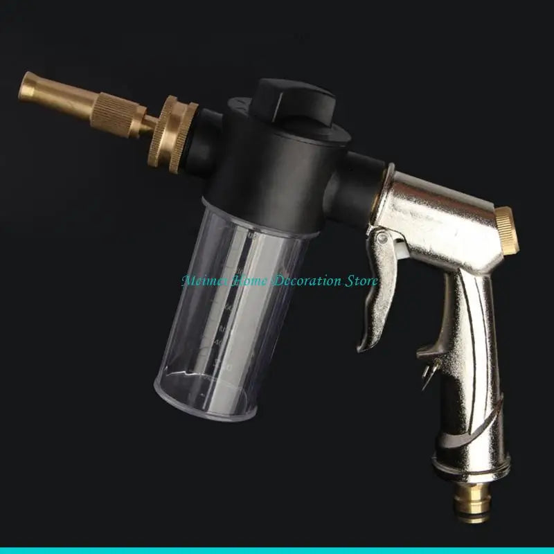 pistolet mousse lavage automobile argenté noir doré transparent industriel utilitaire