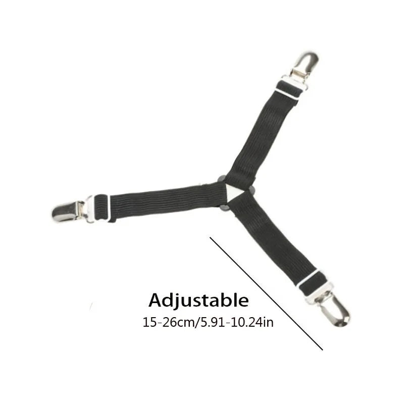 attache drap lit clip couverture matelas noir moderne pieces elastic regulable chambre house gadgets