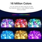 guirlande led 40m rgb ic musique bluetooth télécommande application mobile