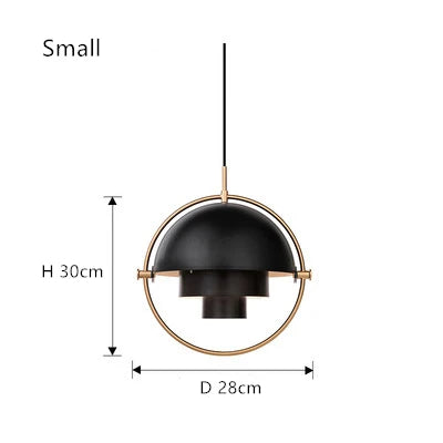 suspension lumineuse or noir blanc géométrique contemporain câble suspendu minimaliste métal flux lumineux