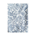 serviettes table imprimées coton bleu rose vert motifs floraux 45x45cm classiques rustiques