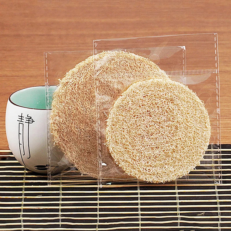 serviettes table naturelles fibre bambou texture rugueuse couleur beige clair rustique dimensions 8cm 10cm