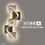 applique murale contemporaine led blanc gris spirale relief 100x46cm 120x55cm