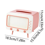 boîte mouchoirs moderne motif animalours papier toilette rangement rose vintage cartoon