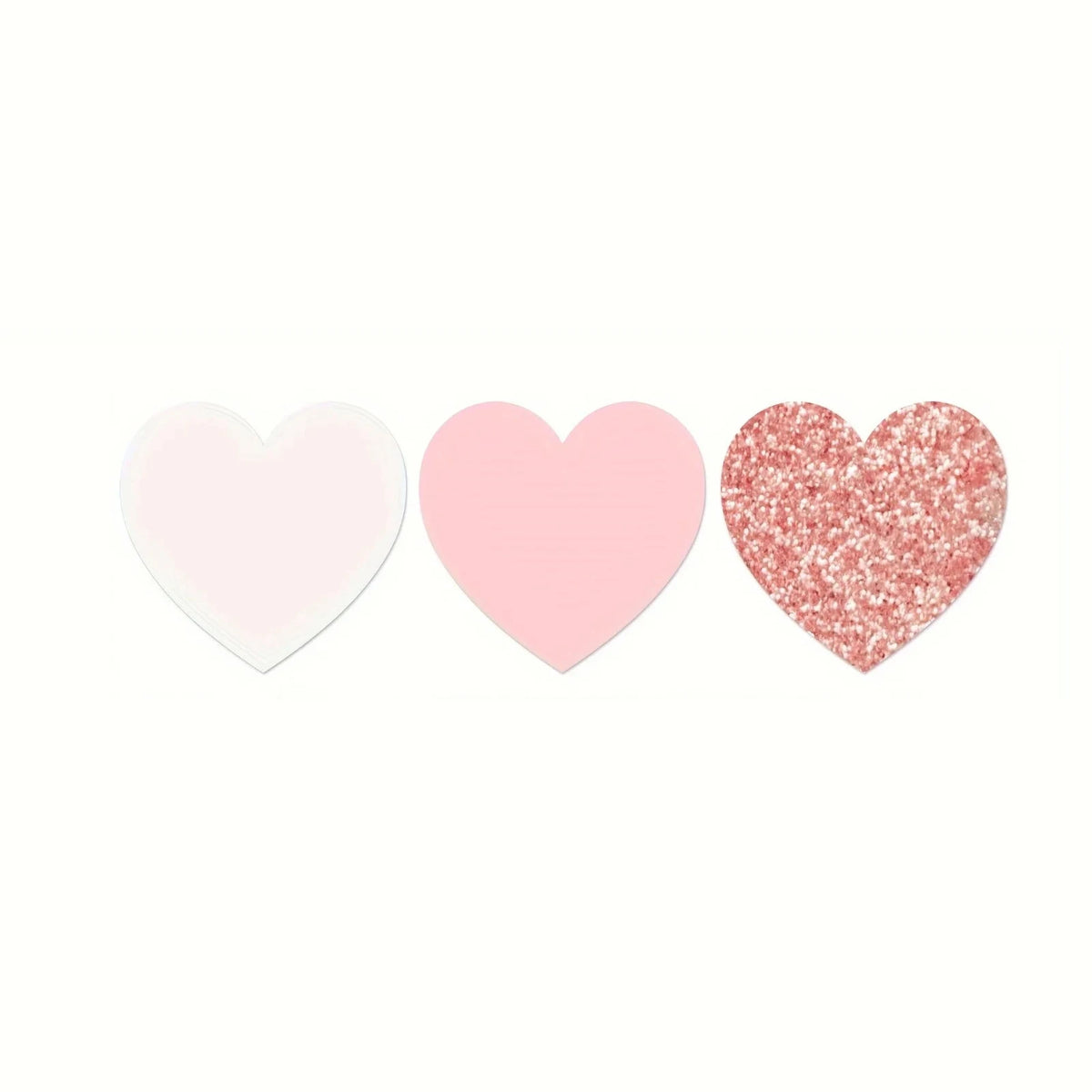 guirlande coeurs blanc rose pailleté mariage fiançailles décoration saint valentin festive papier