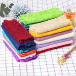ruban élastique dentelle large 16cm serviettes classiques couleurs variées usage partie decoration