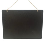 tableau noir double face carton blanc cadre bois cordelette suspension effaçable décoration murale simple