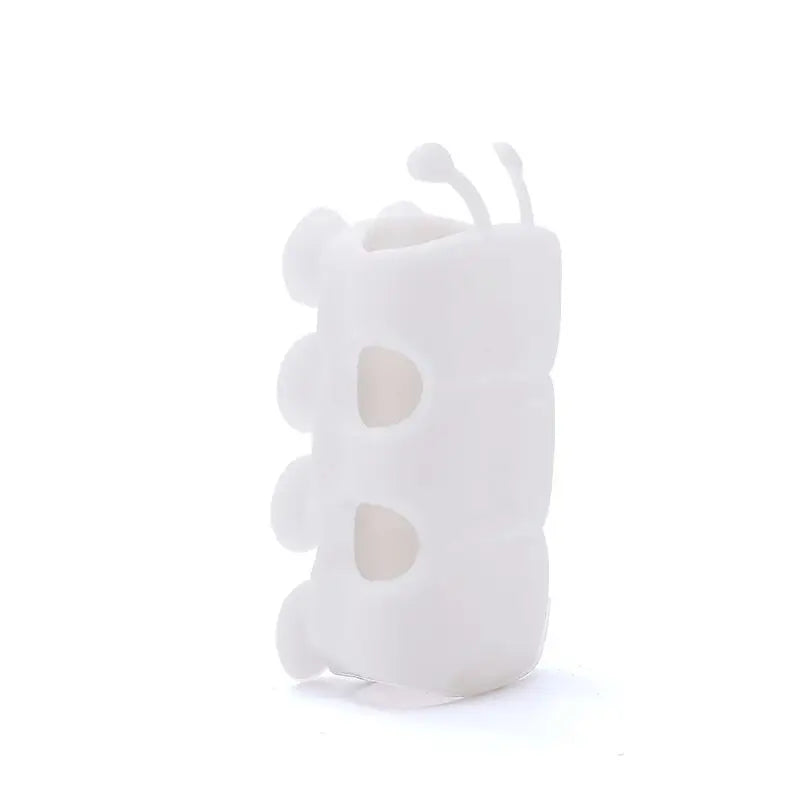 support douche silicone ventouse réglable bouteille brosses salle bain original couleur gris blanc