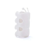support douche silicone ventouse réglable bouteille brosses salle bain original couleur gris blanc