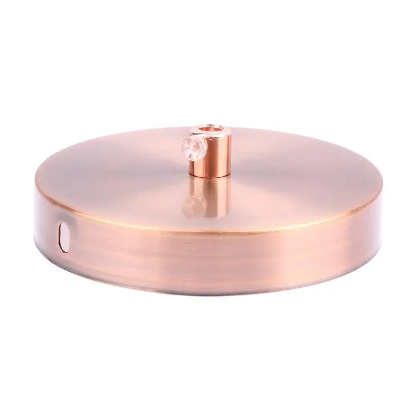 disques métalliques or argent rose doré noir blanc modernes accessoires plafonnier suspension base disque