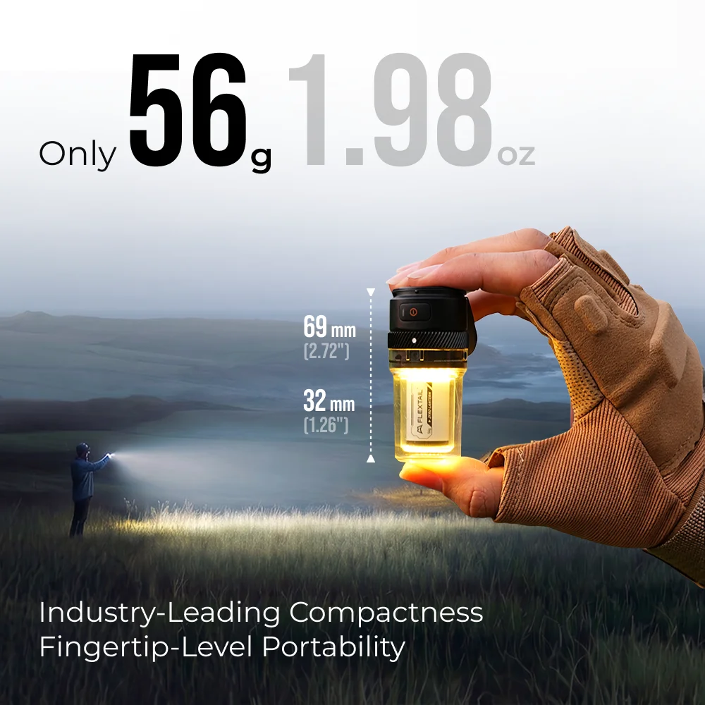 lanterne led camping portable 300lm 200lm ipx5 1100mah 35h charge type