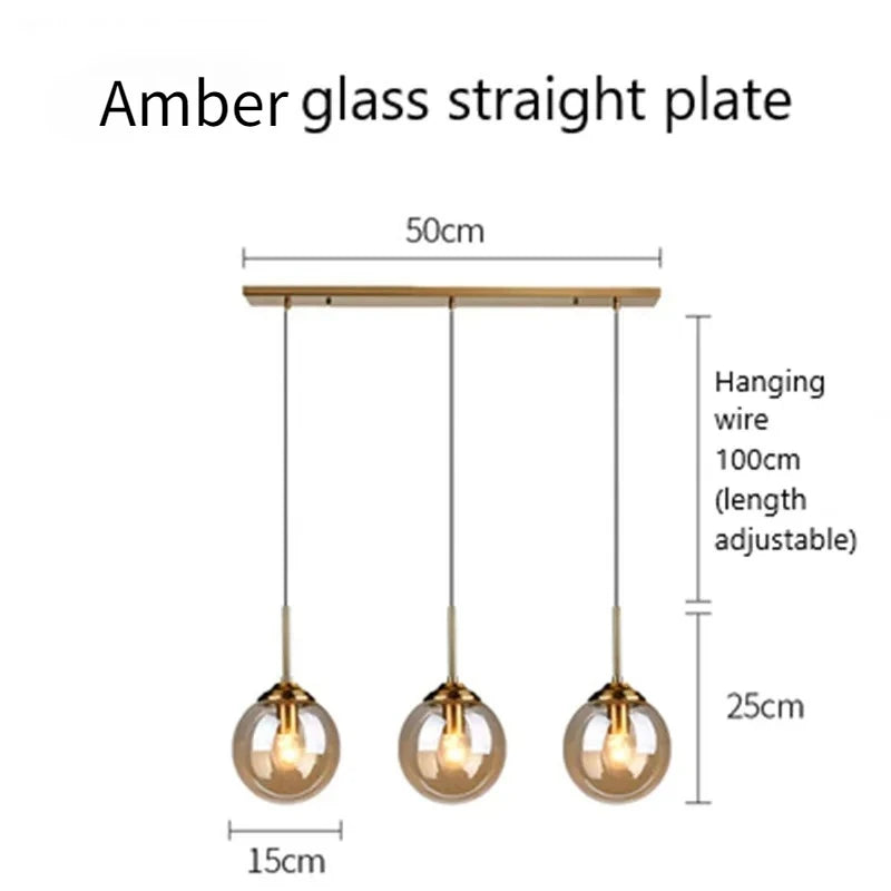 suspension lumineuse transparente moderne ampoule brillante câble noir minimaliste chambre salon étude