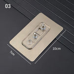 porte bouteille mural transparent moderne adhésif sans perçage utilisation multiple plat lisse fixeversible
