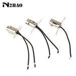 support lampe métal argenté noir industrielle fil électrique douille lampe fixations trou plaque métal