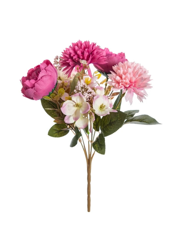 bouquet fleurs artificielles rose blanches mariage décoration intérieure moderne élégant anniversaire baby shower