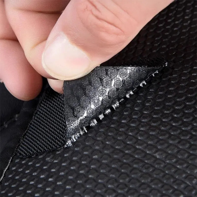 rubans velcro autoadhésifs noirs texturés hexagonaux modernes 10 20 30 paires fixations tapis sols