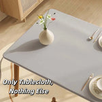 nappe table beige clair uni moderne anti dérapante lavable machine maison cuisine