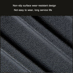 tapis sol caoutchouc noir rayures horizontales surface rugueuse moderne imperméable antidérapant voiture