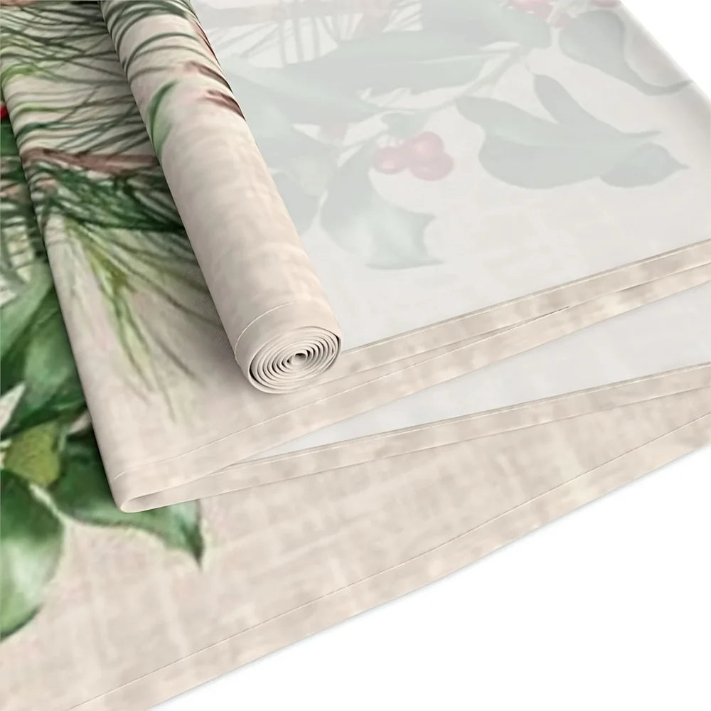 Impression florale sur papier mat, enroulée de manière décorative.