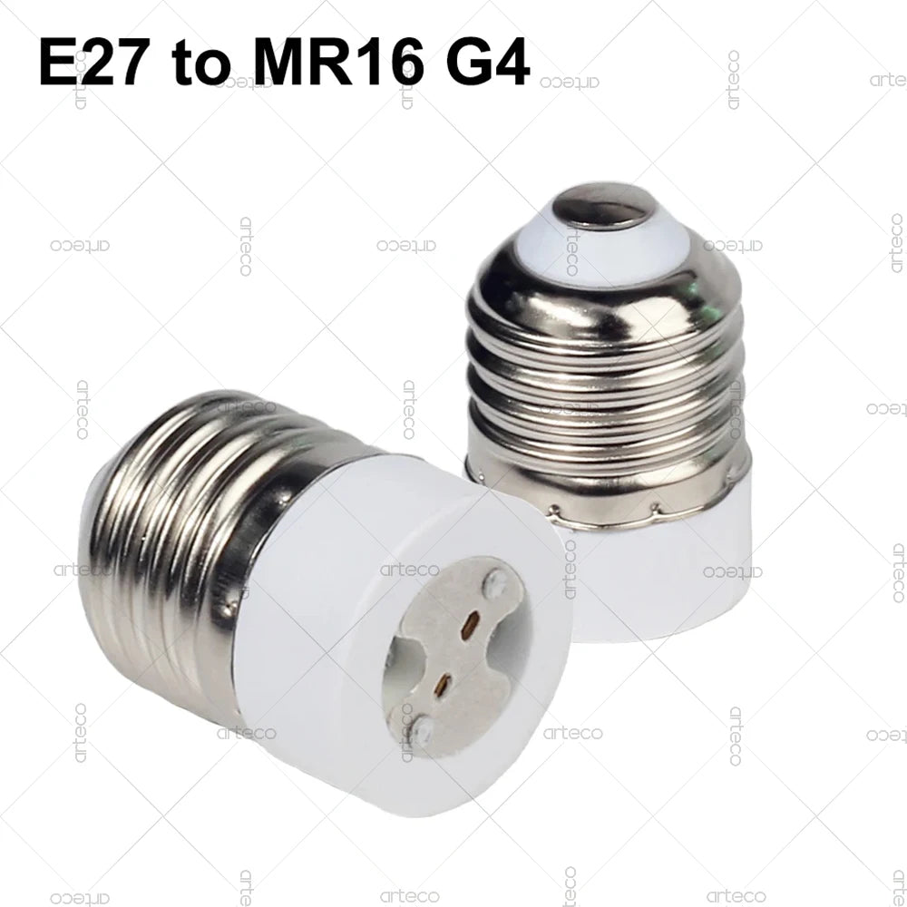 adaptateurs led e27 e40 b22 gu10 e12 e14 mr16 g9 blanc modernes opaques