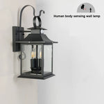 lampe murale noire verre translucide texture métallique induction classique éclairage maison 10w 50w e14