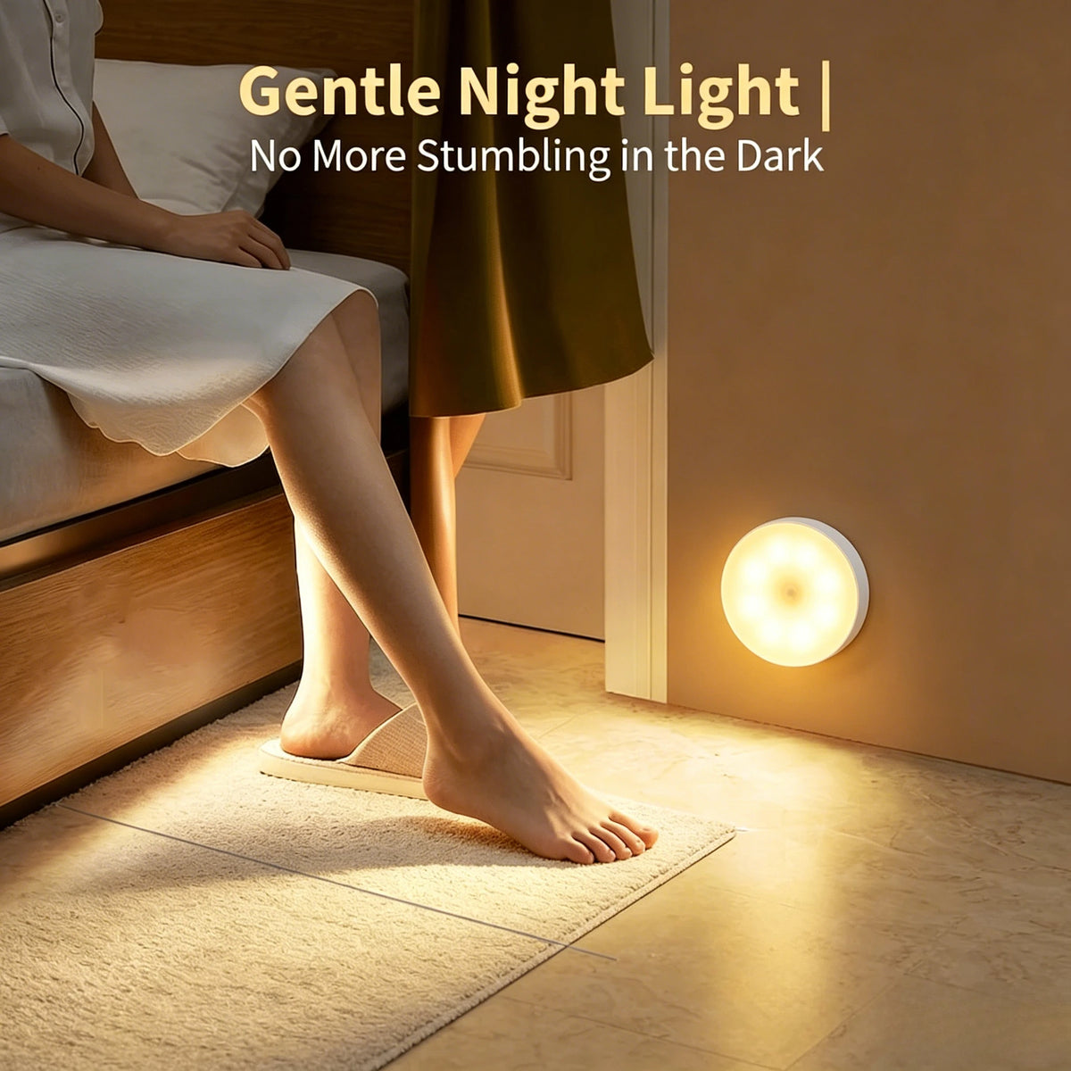 lampe nuit rechargeable usb blanc moderne aimant auto on off ccc rohs ul